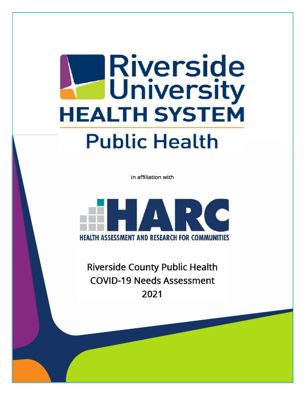 Riverside County Public Health COVID-19 Needs Assessment