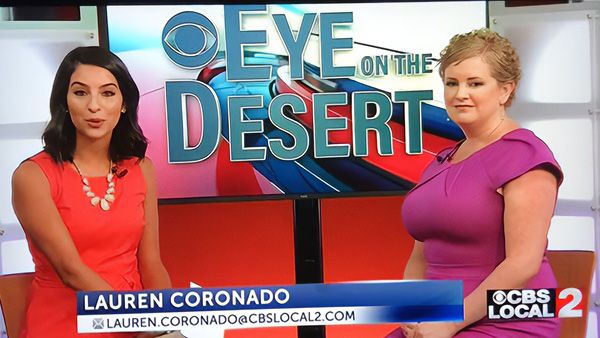 CBS Local 2 Eye on the Desert after receiving the CBS Local 2 Spotlight Grant