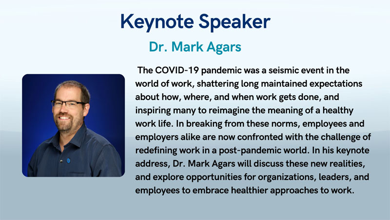 Keynote Speaker Dr. Mark Agars