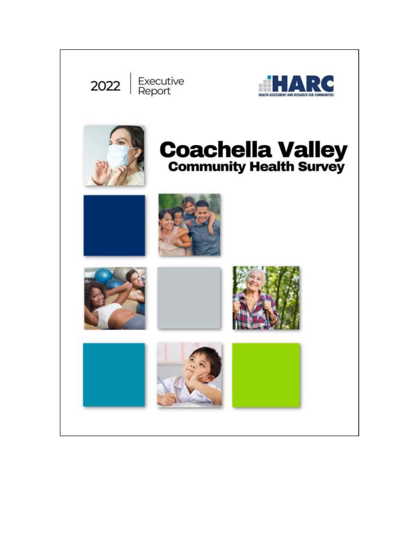 HARC 2022 Coachella Valley Community Health Survey Executive Report cover