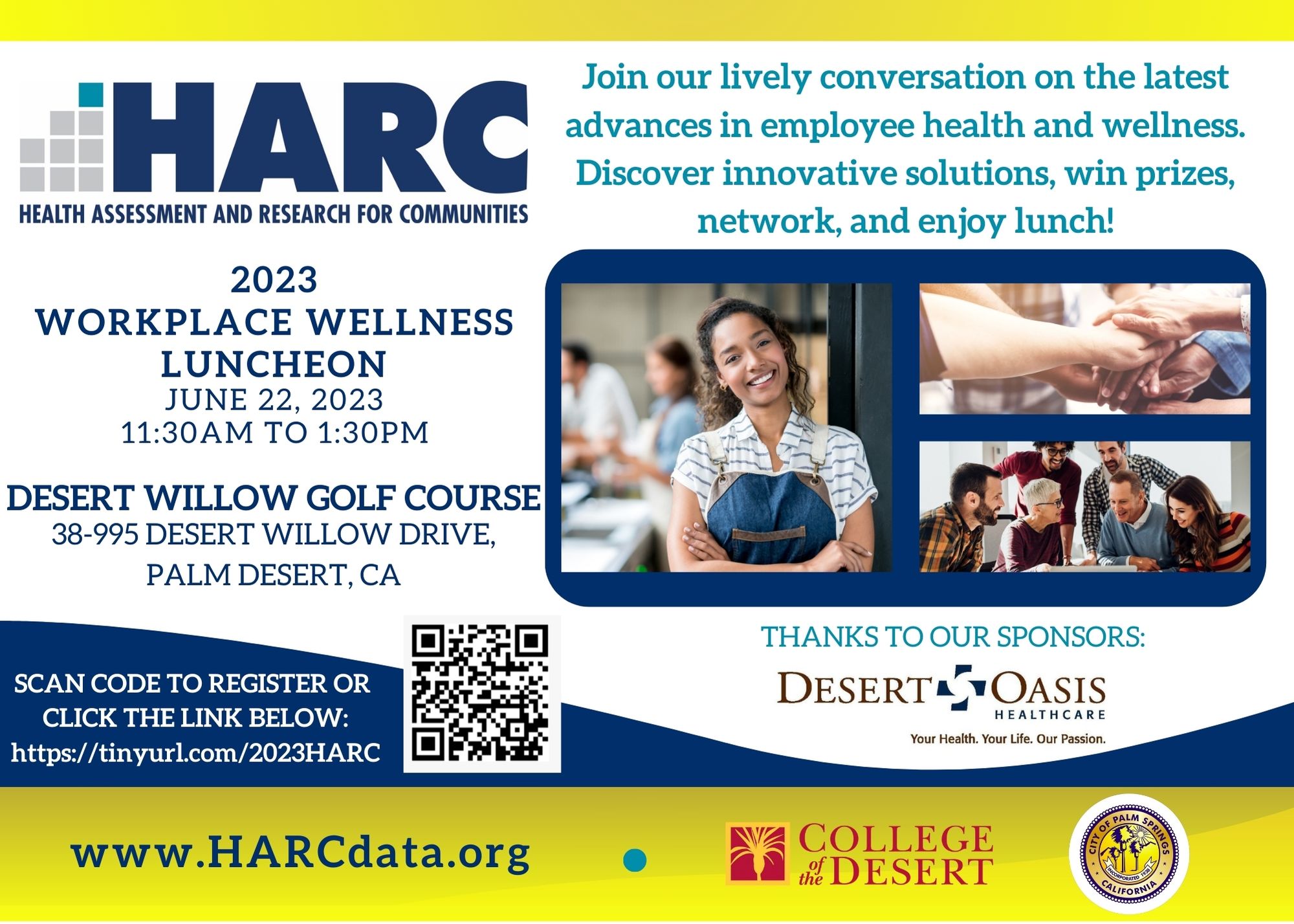 HARC 2023 Workplace Wellness flyer